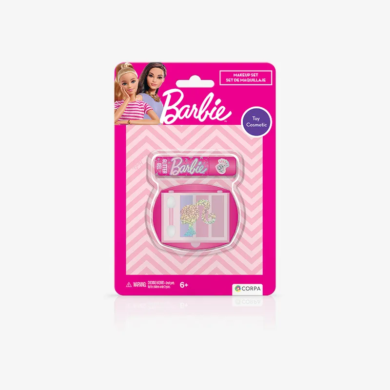 Square cosmetic case, Barbie