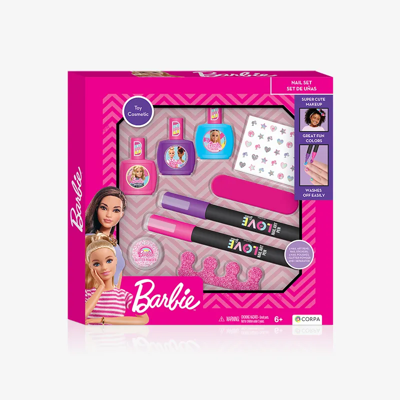 Nail Set, Barbie