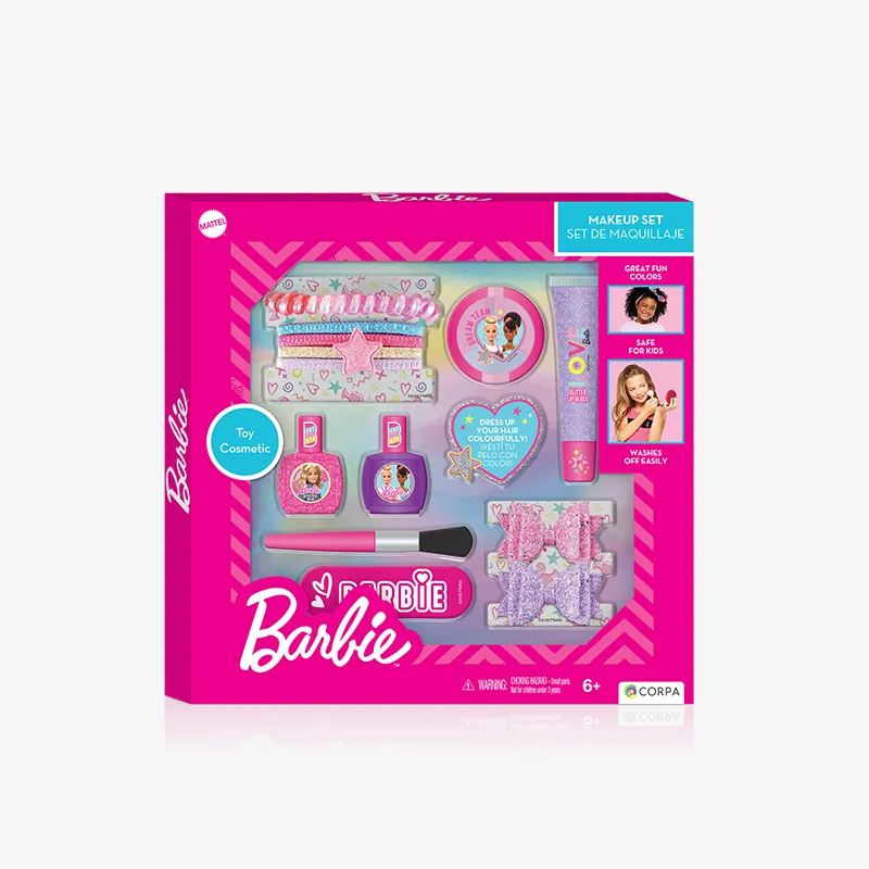 Medium Makeup Set with Accesories, Barbie