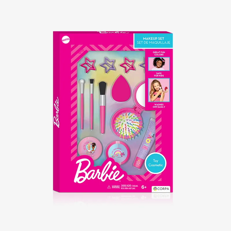 Medium Makeup Set with Brushes, Barbie