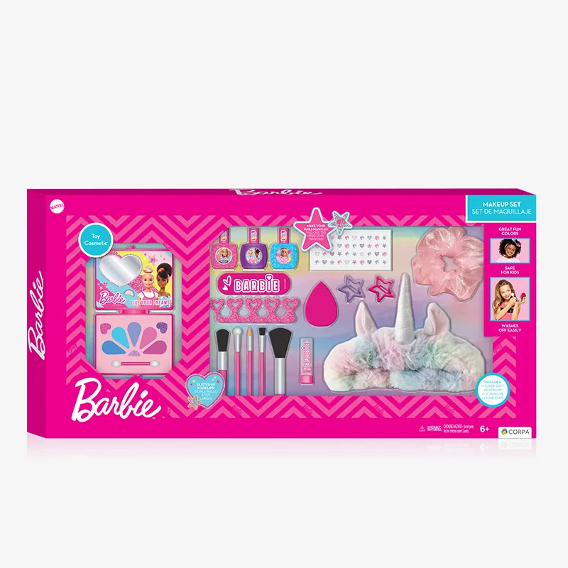 Mega Makeup Set with Brushes, Barbie