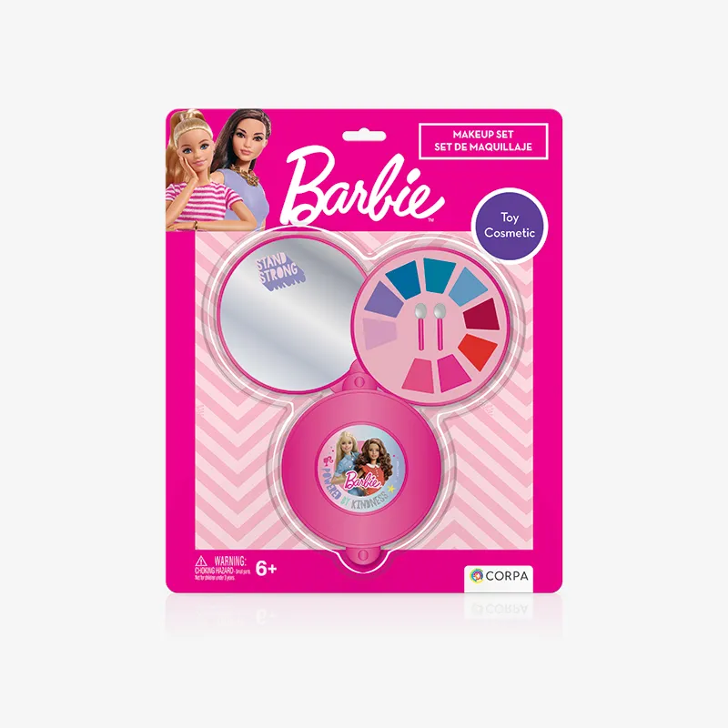 2 Decks round cosmetic case, Barbie