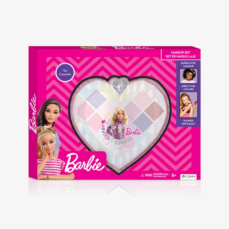 Big Heart Cosmetic Case in a box, Barbie