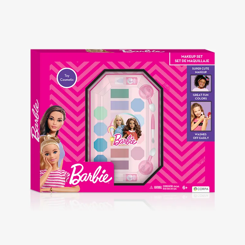 Big Octagonal Cosmetic Case in a box, Barbie