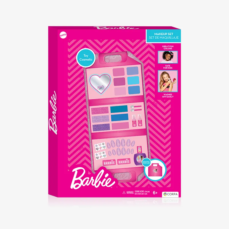 Big handbag with cosmetic set, Barbie