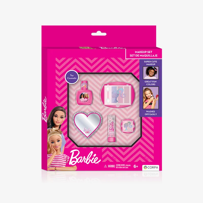Cosmetics in a box with accessories, Barbie