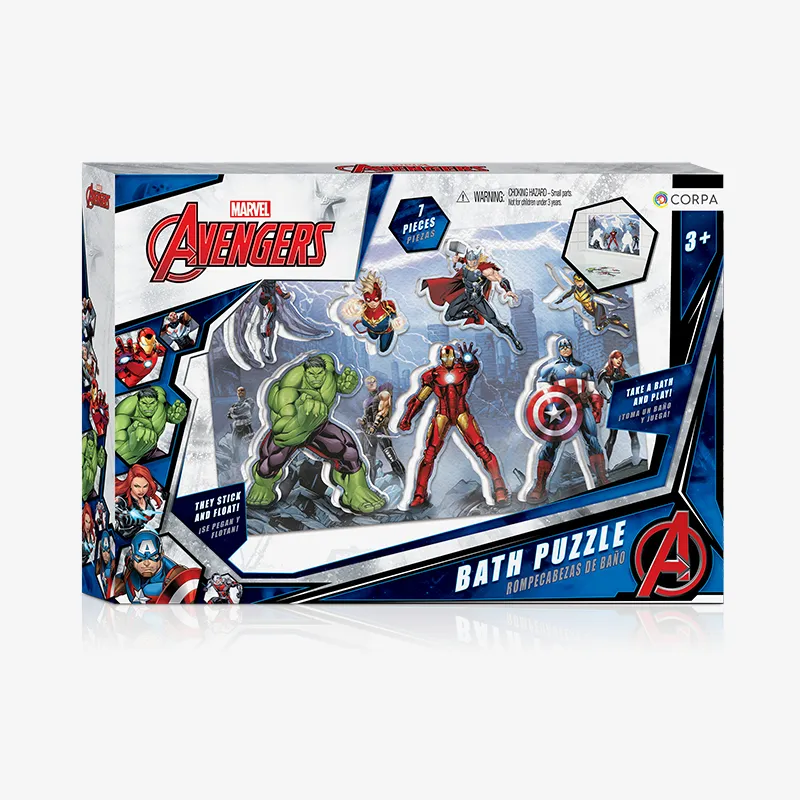 Bath Puzzle Rectangular, Avengers