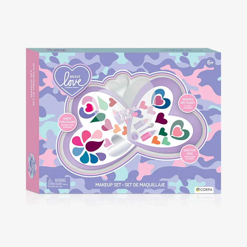 2 Decks Heart Makeup Case, Brave Love