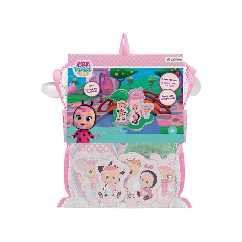 3D Bath Playset, Cry Babies