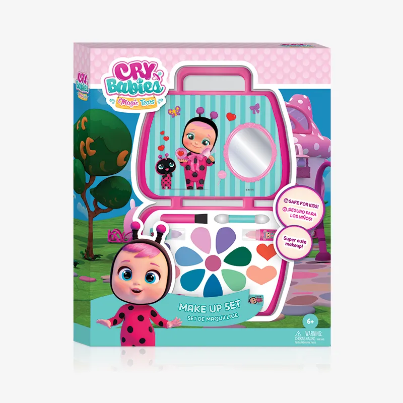 Plastic Handbag with Cosmetics, Cry Babies