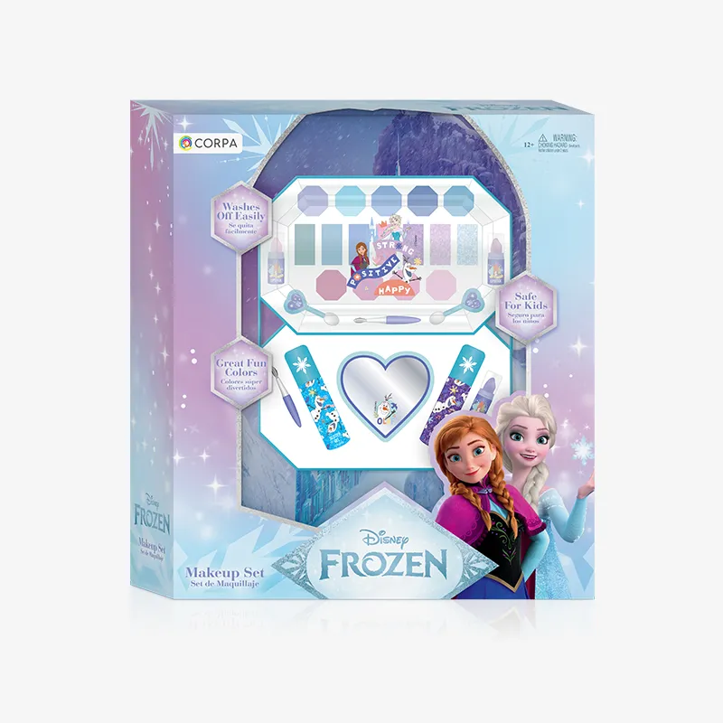 2 Decks Big Octagonal Cosmetic Case, Frozen