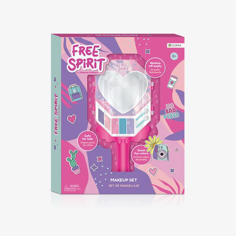 Hand Mirror With Makeup, Free Spirit