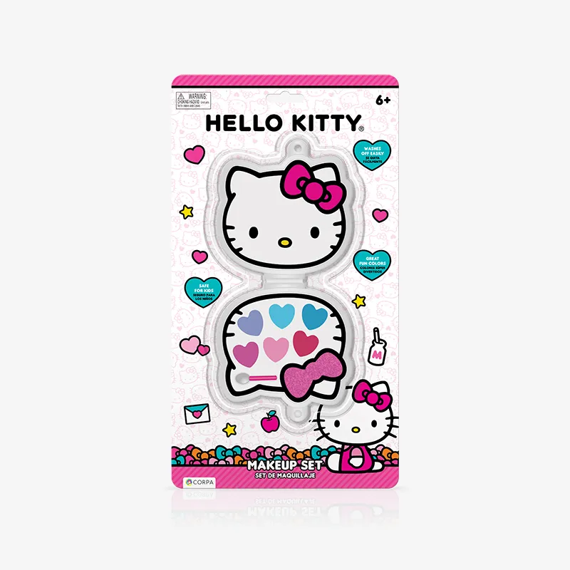 Hello Kitty Face Folding Makeup Case, Hello Kitty