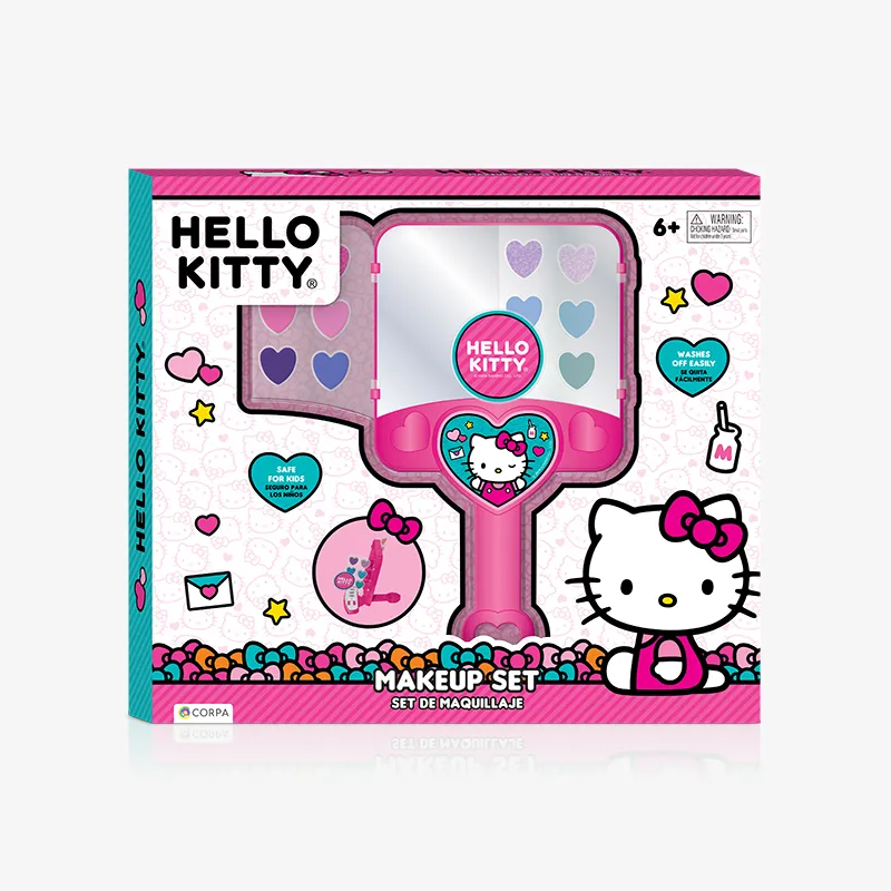 Vanity Mirror With Makeup, Hello Kitty