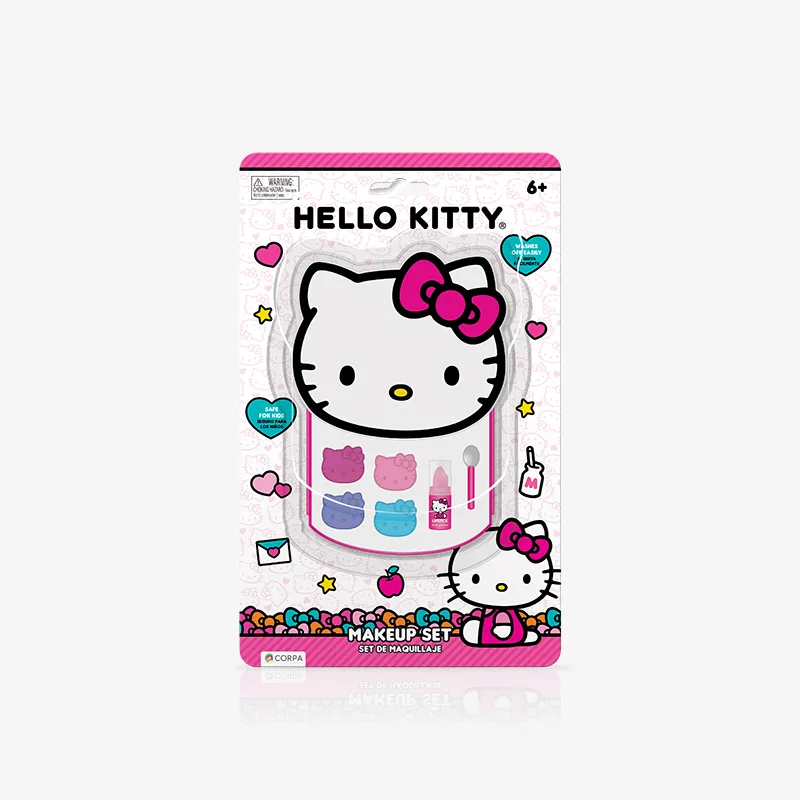 Hello Kitty Face Sliding Makeup Case, Hello Kitty
