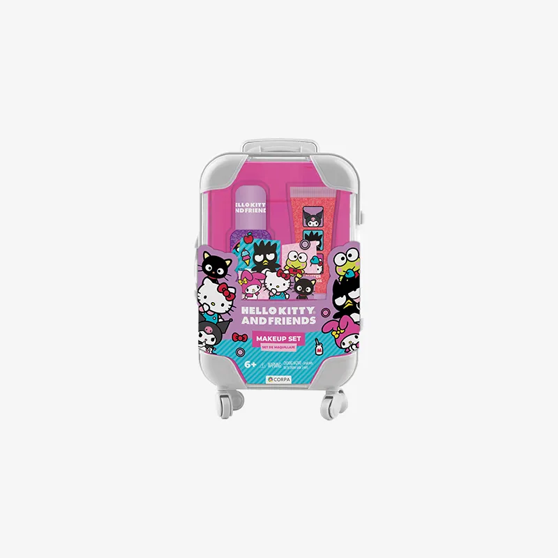 Small Mini Trolley With Makeup, Hello Kitty and Friends