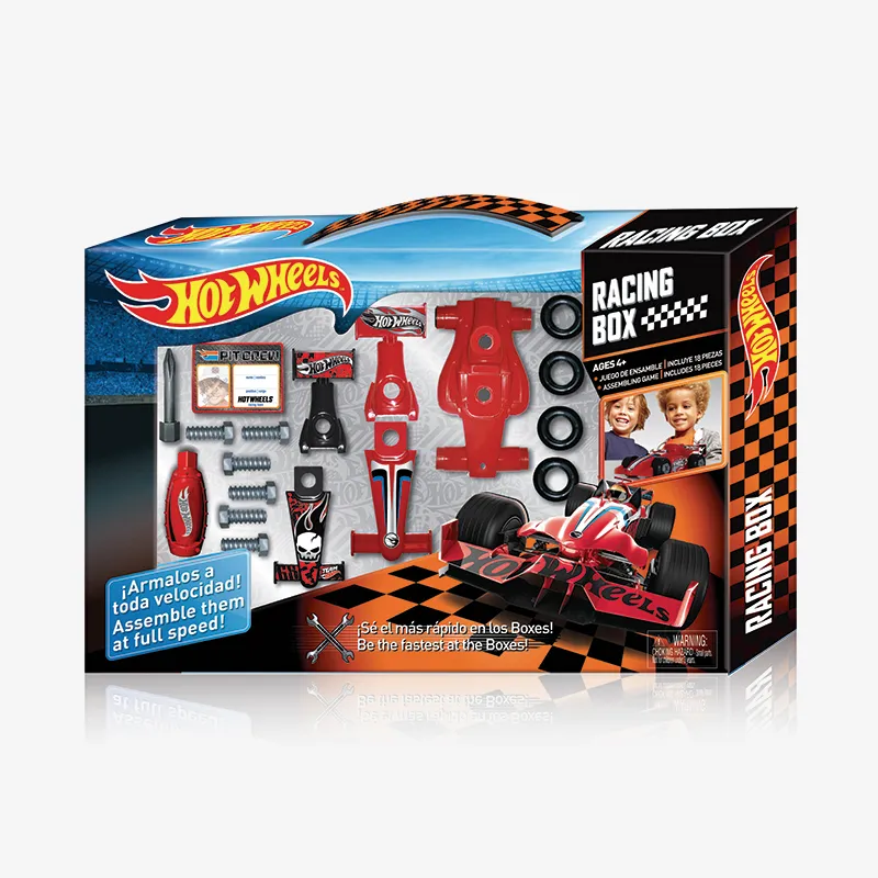 RACING CAR TOOL SET IN A BIG BOX, Hot Wheels