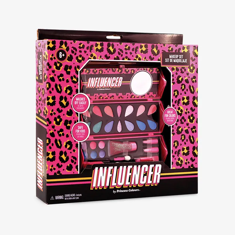3 Decks Rectangular Makeup Case, Influencer
