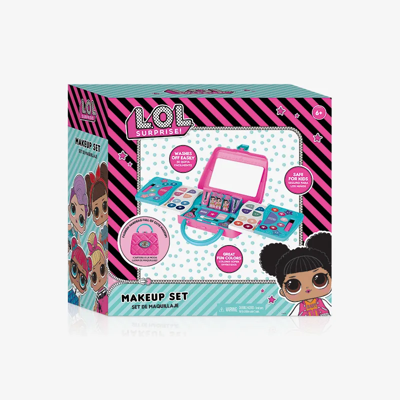 5 Decks Sliding Handbag With Makeup, LOL Surprise