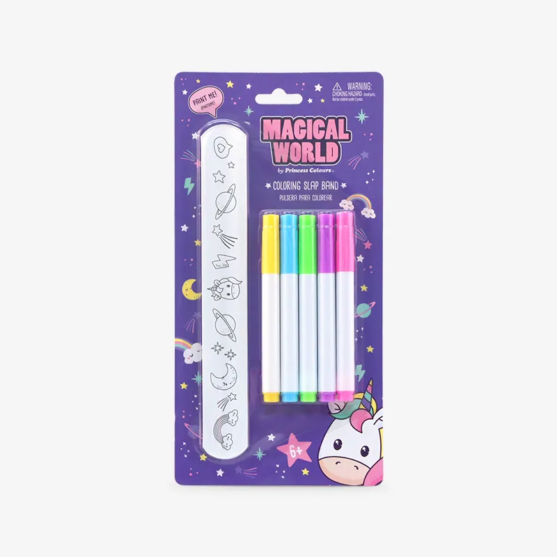 Diy Coloring Slap Band, Magical World
