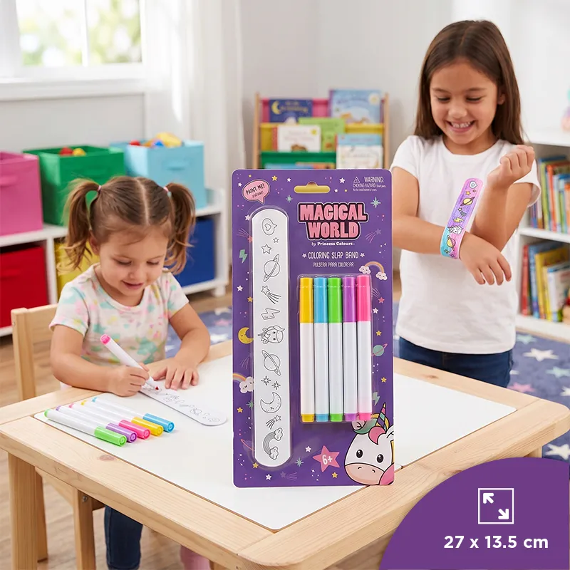 Diy Coloring Slap Band, Photo 4 of 4