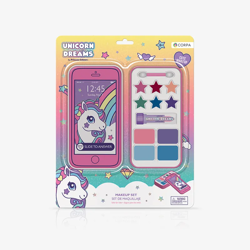 Makeup Set Rectangular Tin, Unicorn Dreams
