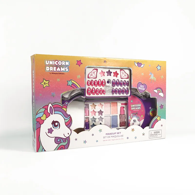 Big Sliding cosmetic case, Unicorn Dreams