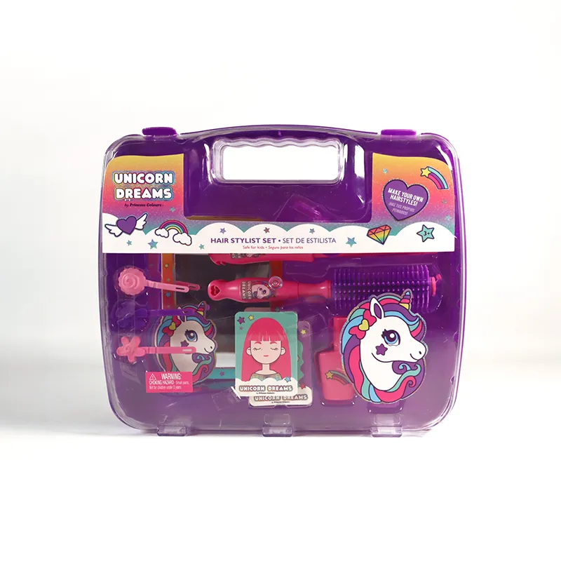 Hair Stylist Briefcase Set, Unicorn Dreams